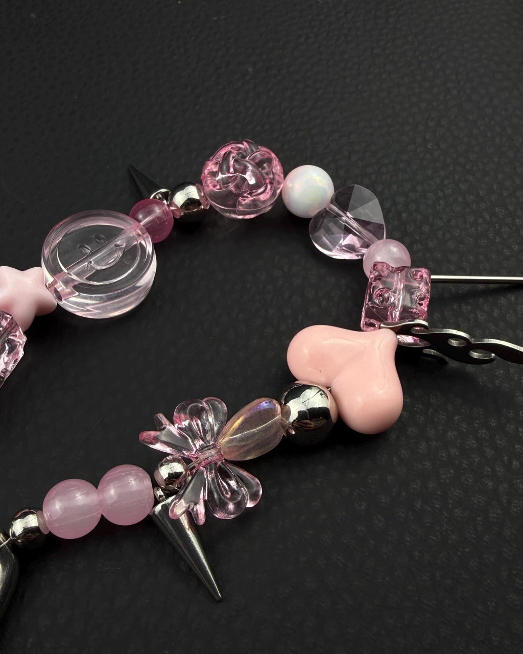 KAWAII | Handmade Stainless Steel Necklace | Industrial Rave Jewellery