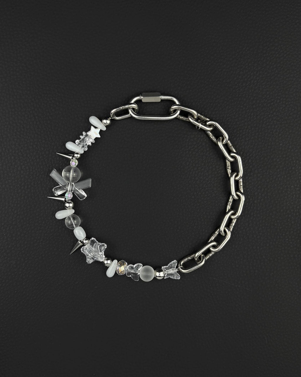 KAWAII | Handmade Stainless Steel Necklace | Industrial Rave Jewellery