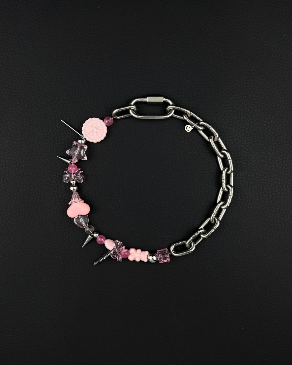 KAWAII | Handmade Stainless Steel Necklace | Industrial Rave Jewellery
