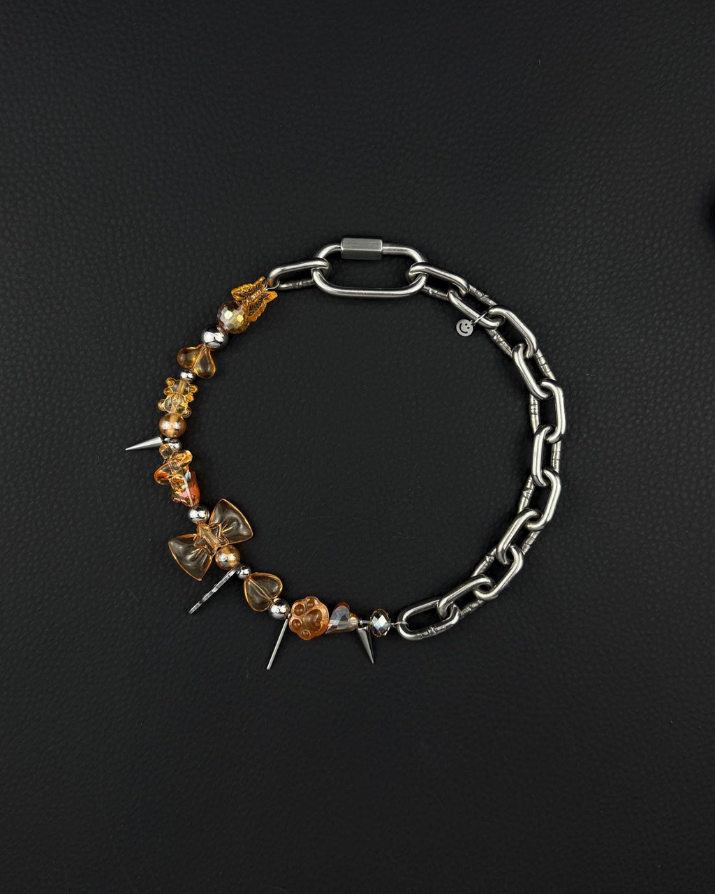 KAWAII | Handmade Stainless Steel Necklace | Industrial Rave Jewellery
