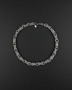 CHAINMAILLE II | Handmade Stainless Steel Necklace | Industrial Rave Jewellery