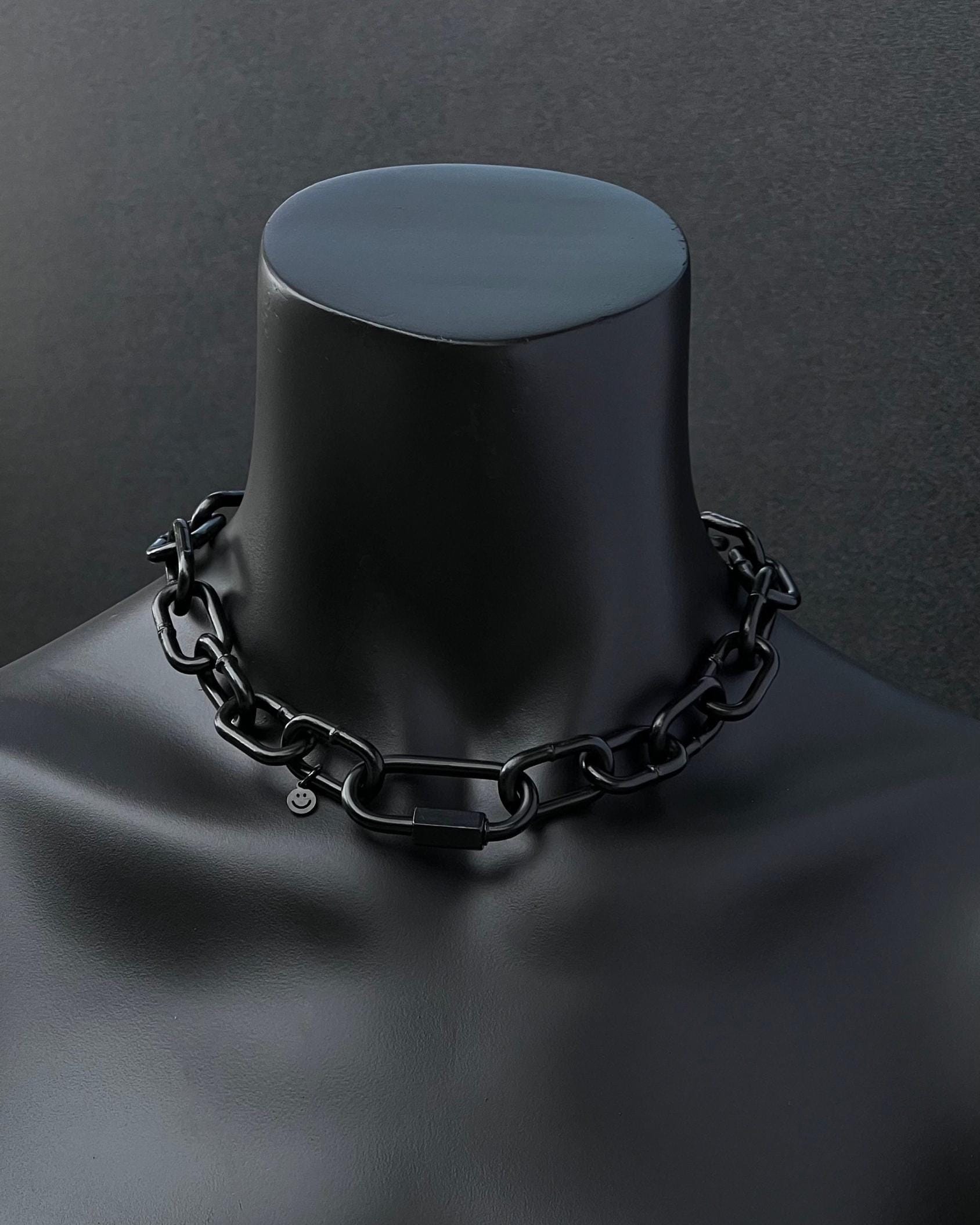 BLACKEST | Handmade Steel Necklace | Industrial Rave Jewellery