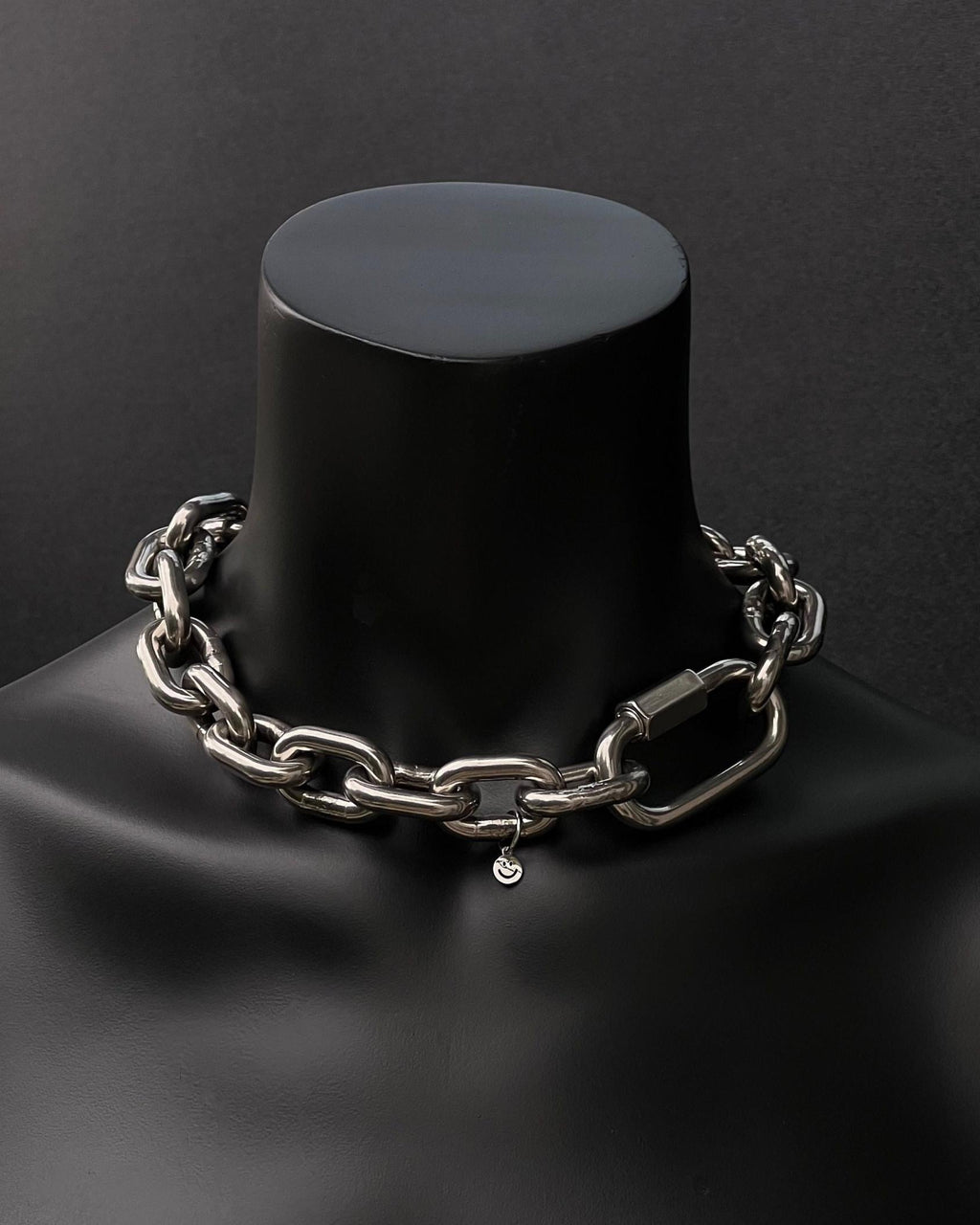 FAT 6mm Chain Choker | Stainless Steel Chunky Necklace | Industrial Techno Rave Jewelry