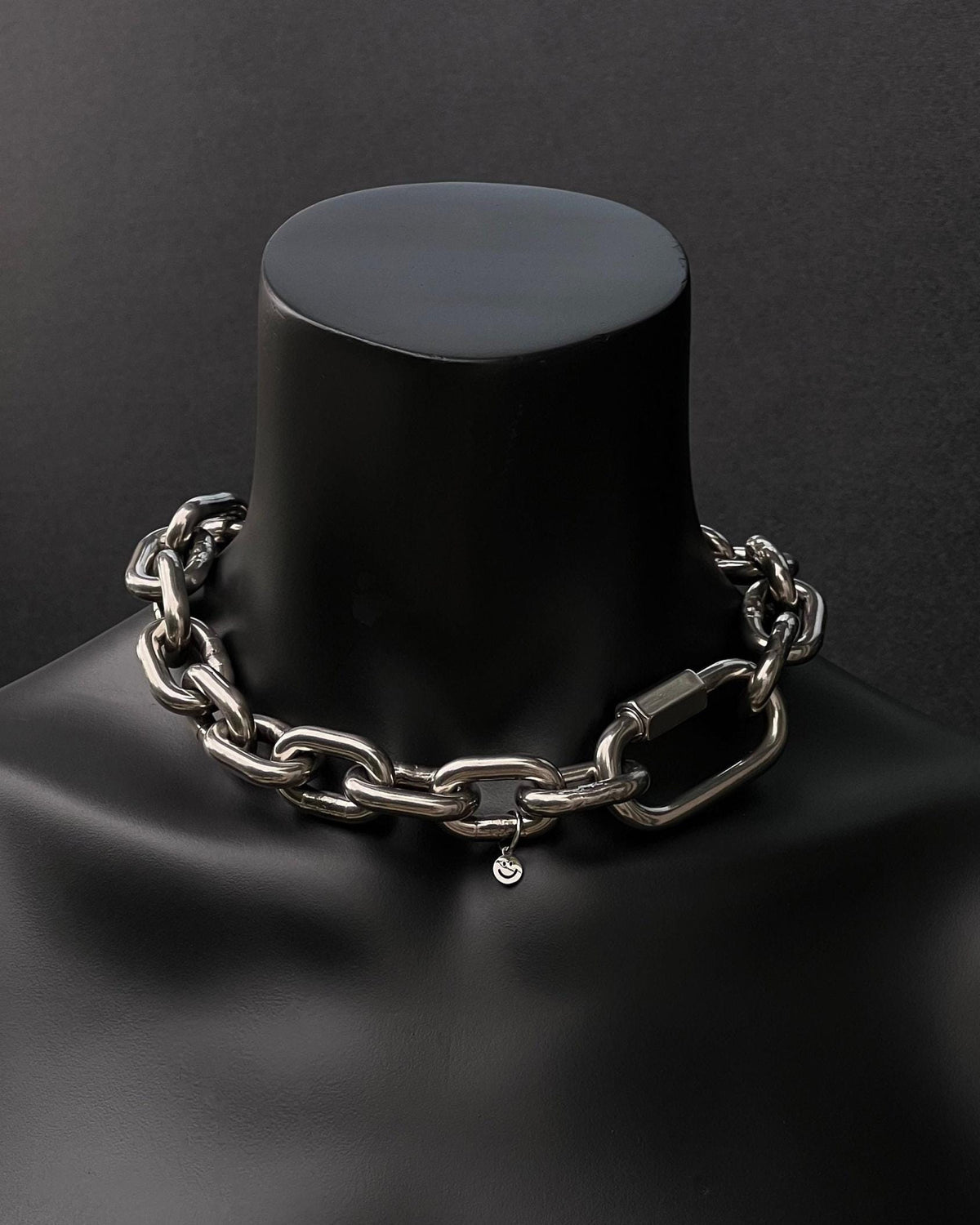 FAT 6mm Chain Choker | Stainless Steel Chunky Necklace | Industrial Techno Rave Jewelry