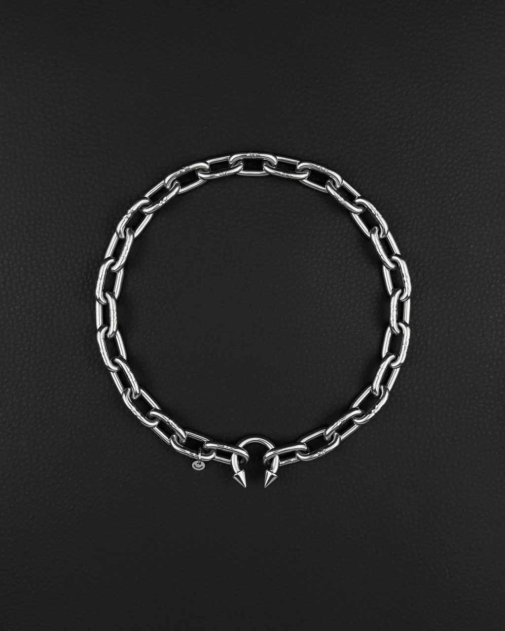 FANG (4mm) | Handmade Stainless Steel Necklace | Industrial Rave Jewellery