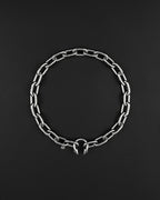 FANG (4mm) | Handmade Stainless Steel Necklace | Industrial Rave Jewellery