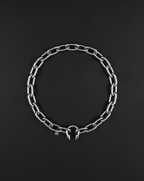FANG (4mm) | Handmade Stainless Steel Necklace | Industrial Rave Jewellery