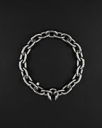 FANG (6mm) | Handmade Stainless Steel Necklace | Industrial Rave Jewellery
