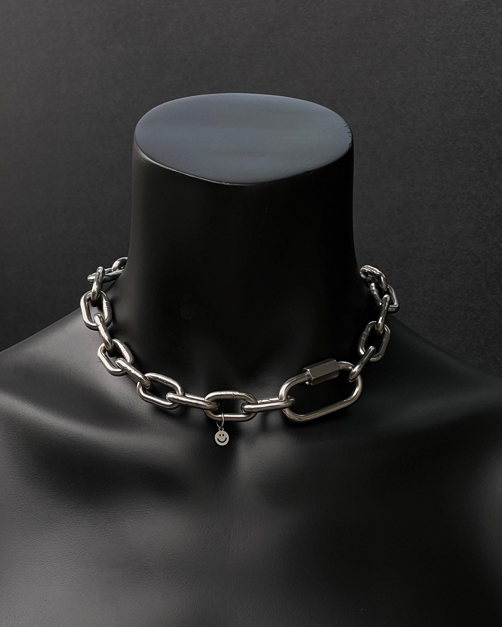 RAW | Handmade Stainless Steel Necklace | Industrial Rave Jewellery