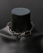 RAW | Handmade Stainless Steel Necklace | Techno Rave Chain
