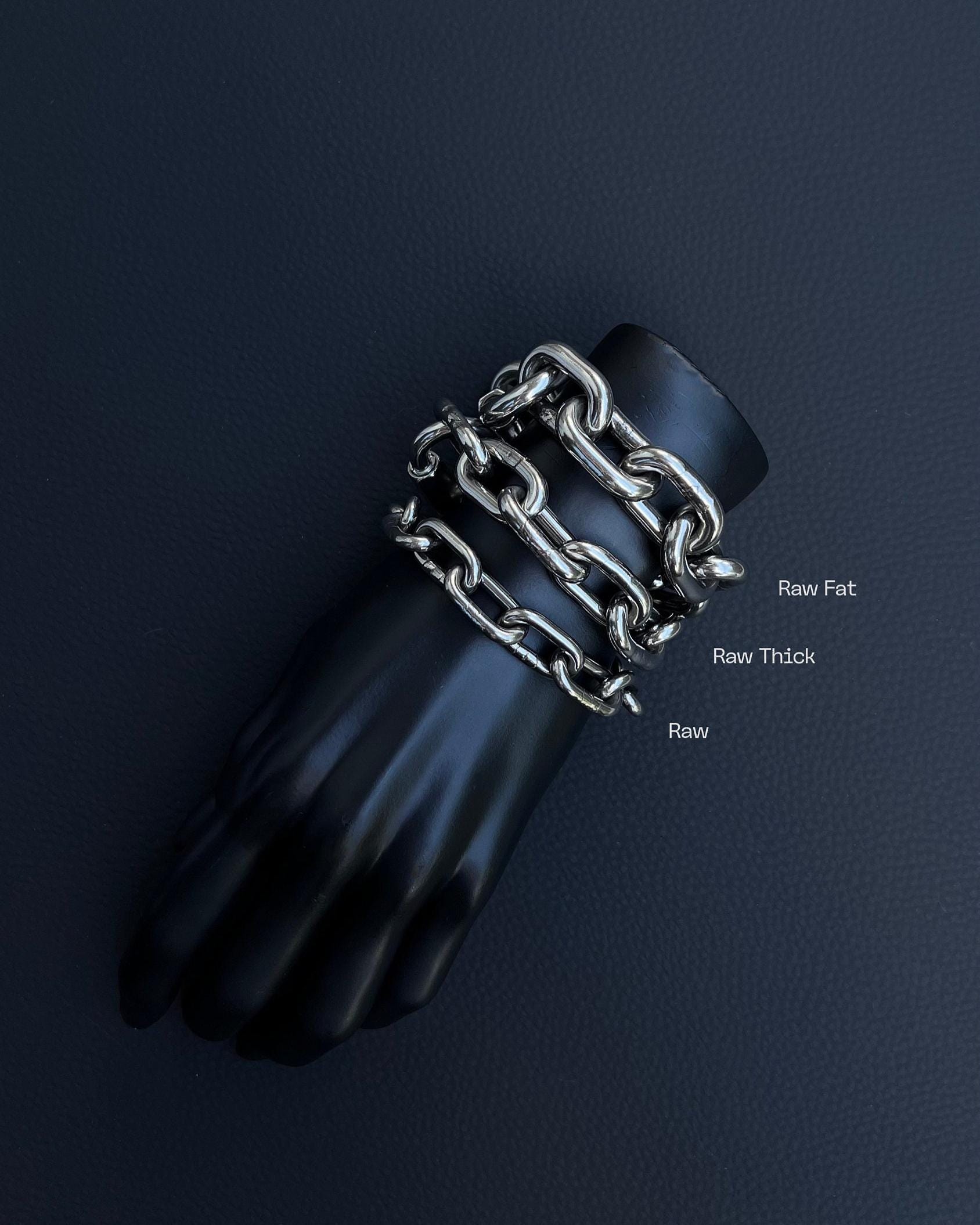 RAW | Handmade Stainless Steel Necklace | Industrial Rave Jewellery