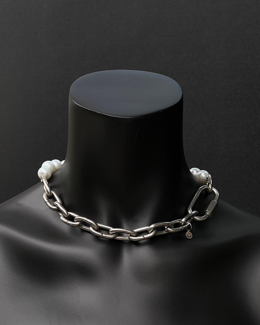 50/50 | Handmade Stainless Steel Necklace | Industrial Rave Jewellery