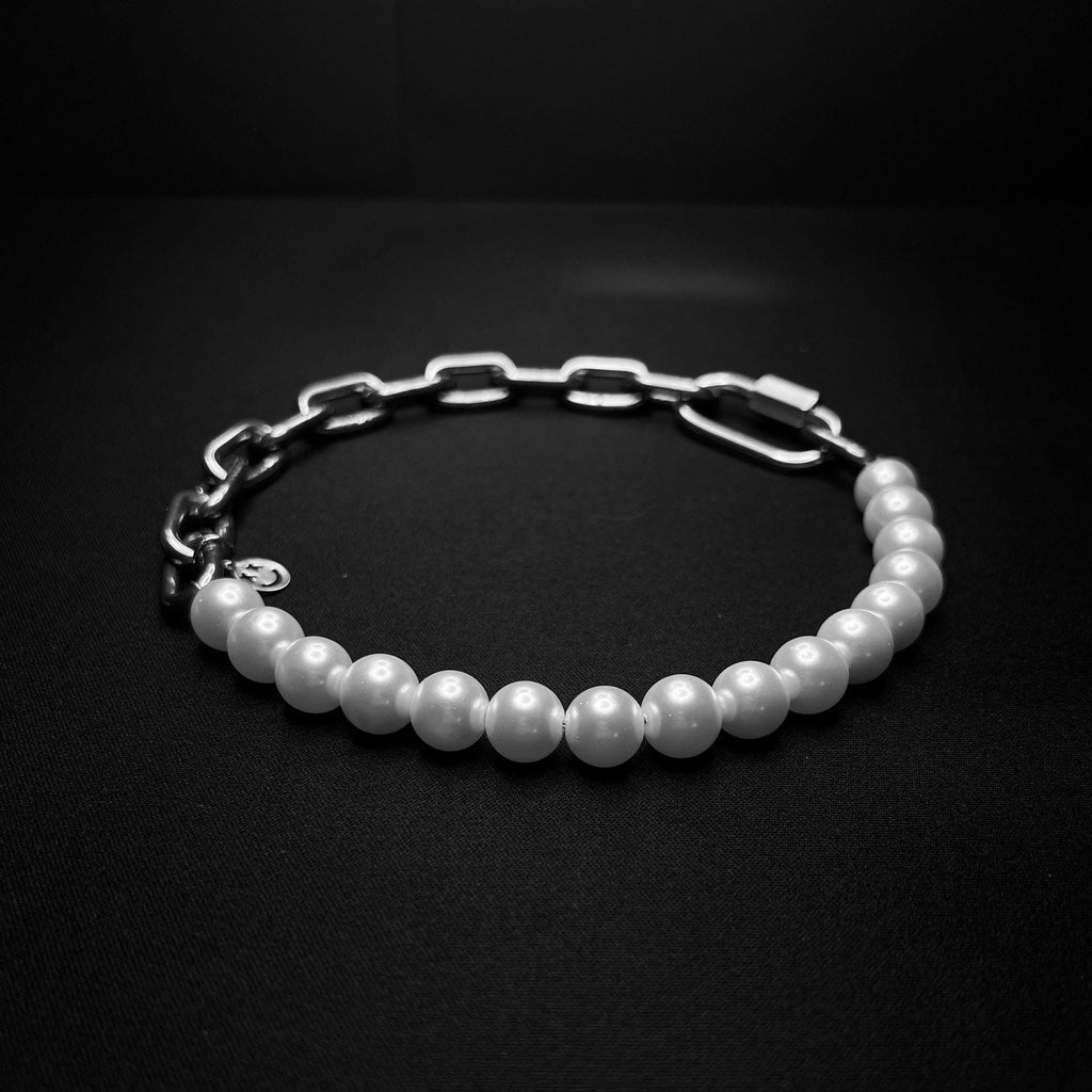 50/50 | Handmade Stainless Steel Necklace | Industrial Rave Jewellery