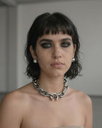 FANG (6mm) | Handmade Stainless Steel Necklace | Industrial Rave Jewellery