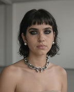 FANG (6mm) | Handmade Stainless Steel Necklace | Industrial Rave Jewellery