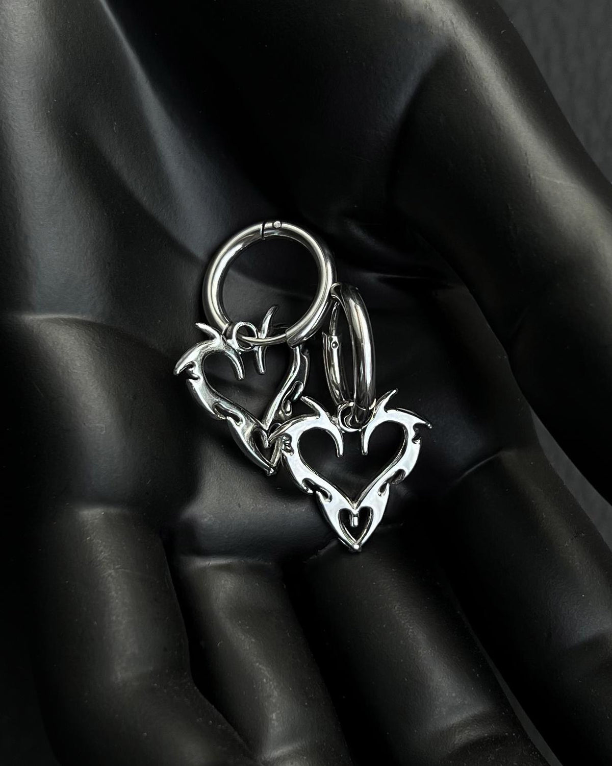 NEO TRIBAL | Handmade Stainless Steel Earring | Industrial Rave Jewellery
