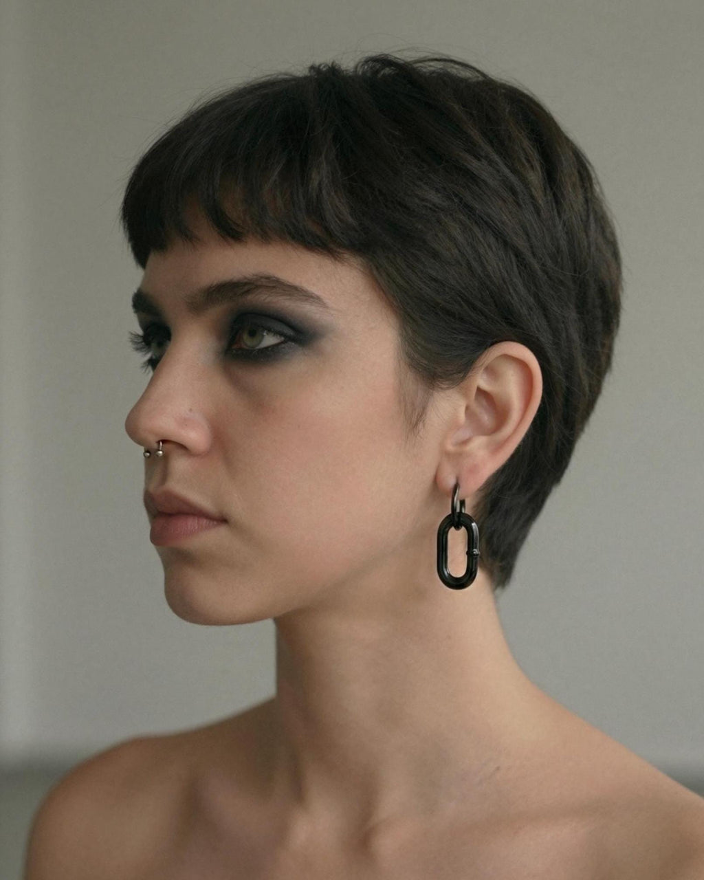 BLACKEST | Handmade Stainless Steel Earring | Industrial Rave Jewellery