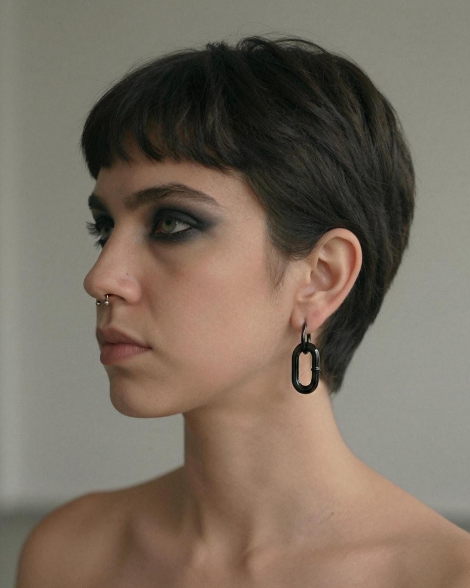 BLACKEST | Handmade Stainless Steel Earring | Industrial Rave Jewellery