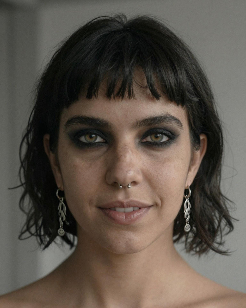 FLAME | Stainless Steel Earring | Industrial Rave Jewellery