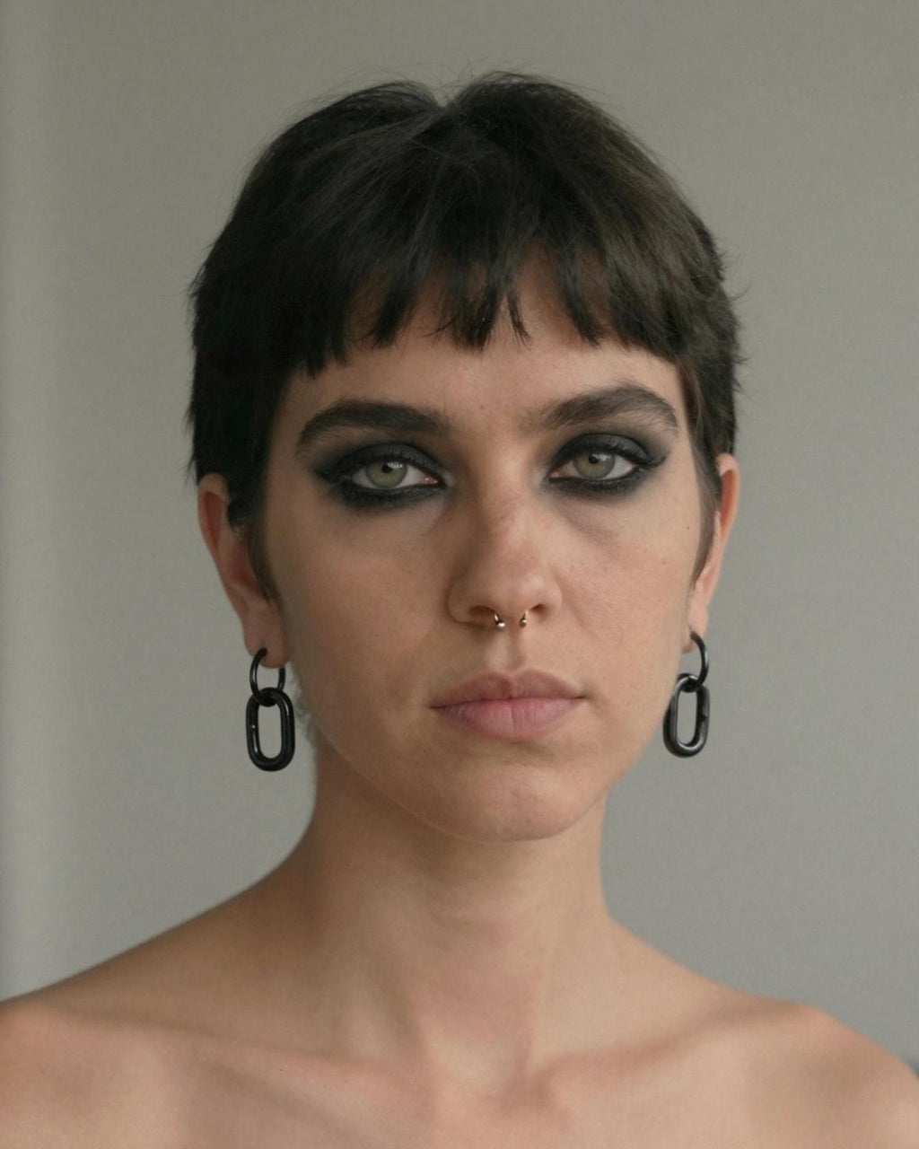 BLACKEST | Handmade Stainless Steel Earring | Industrial Rave Jewellery