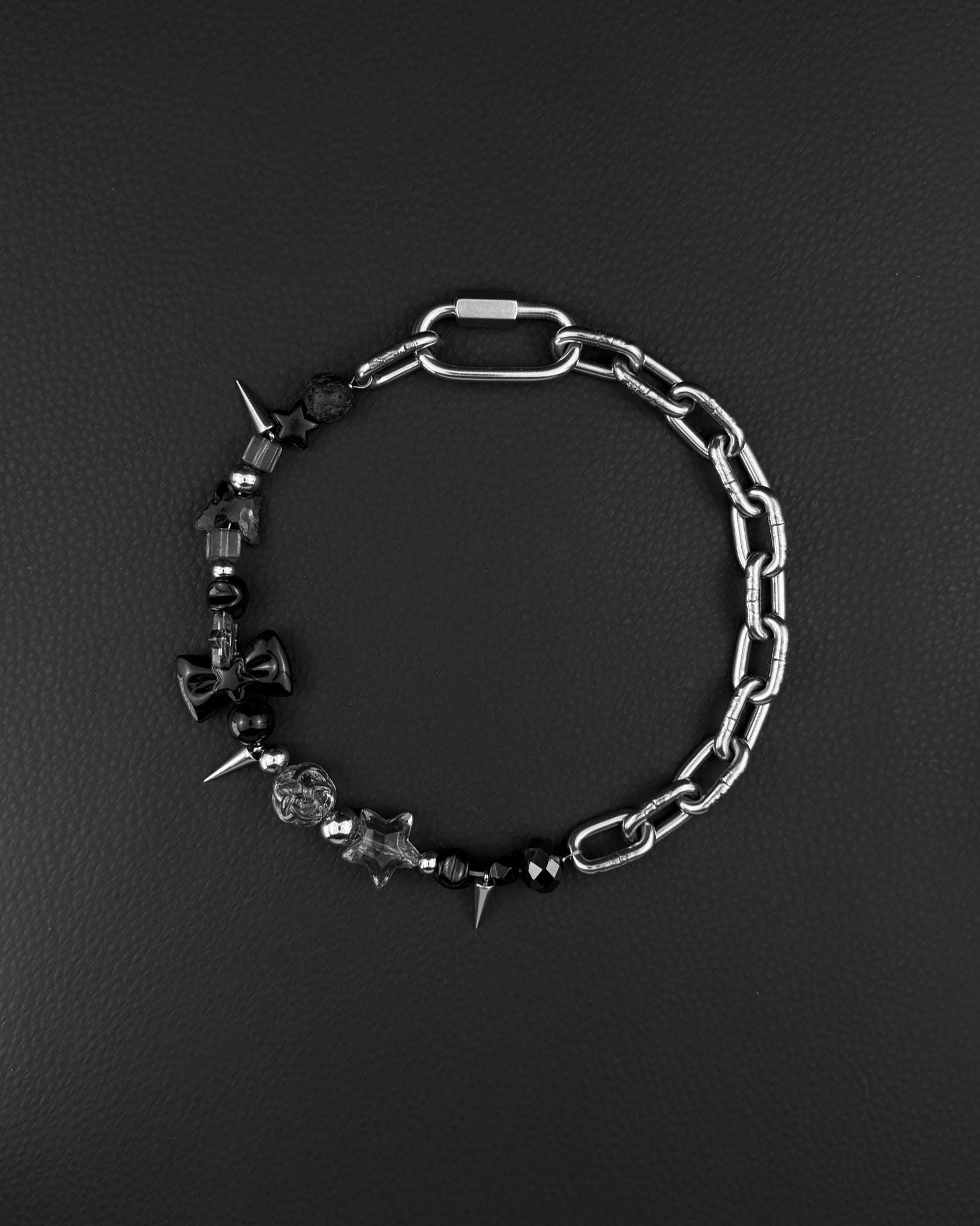 KAWAII | Handmade Stainless Steel Necklace | Industrial Rave Jewellery