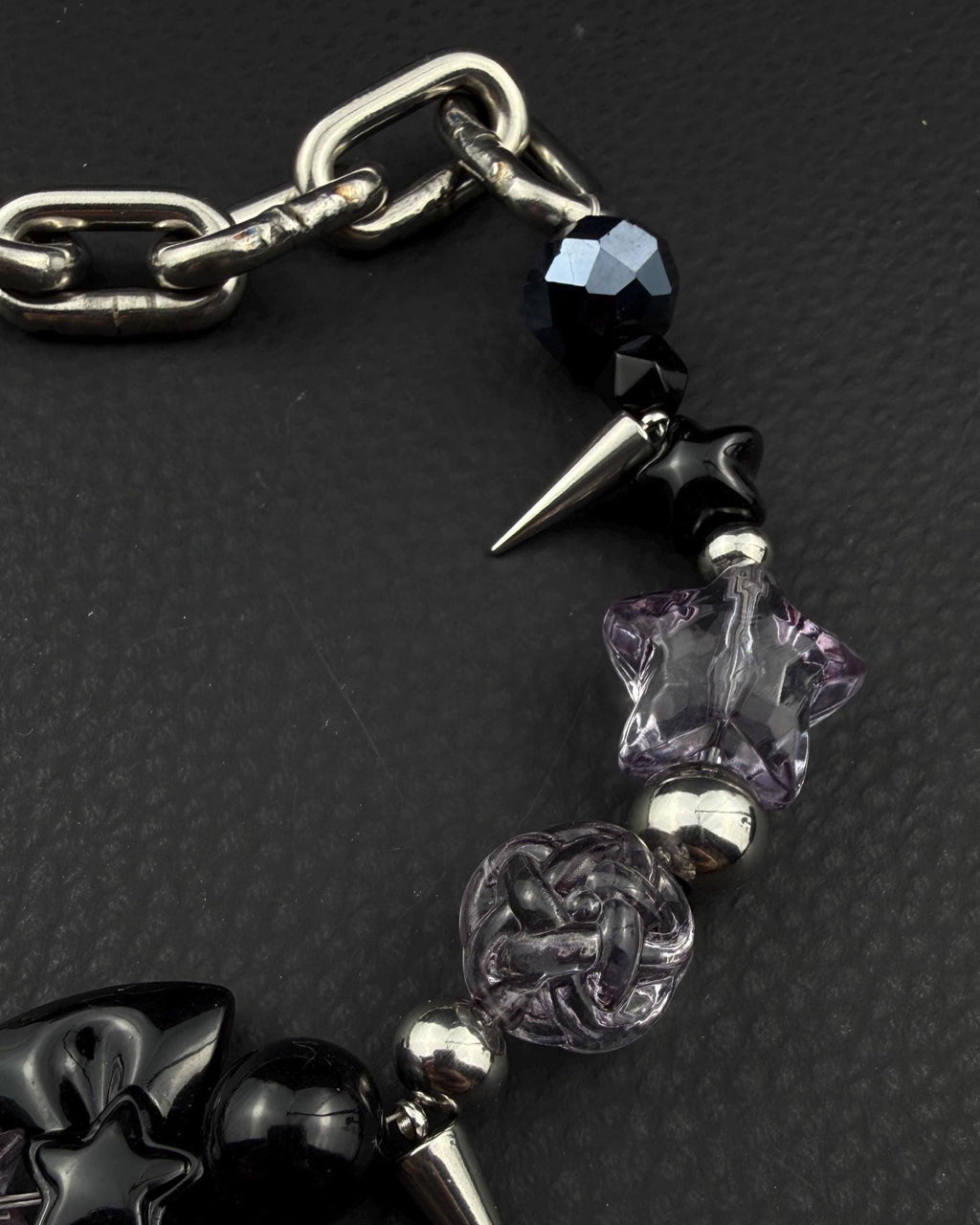 KAWAII | Handmade Stainless Steel Necklace | Industrial Rave Jewellery