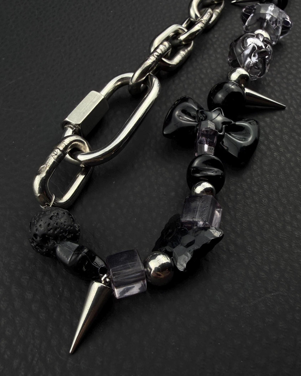 KAWAII | Handmade Stainless Steel Necklace | Industrial Rave Jewellery