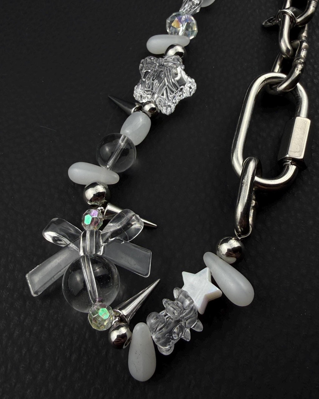 KAWAII | Handmade Stainless Steel Necklace | Industrial Rave Jewellery