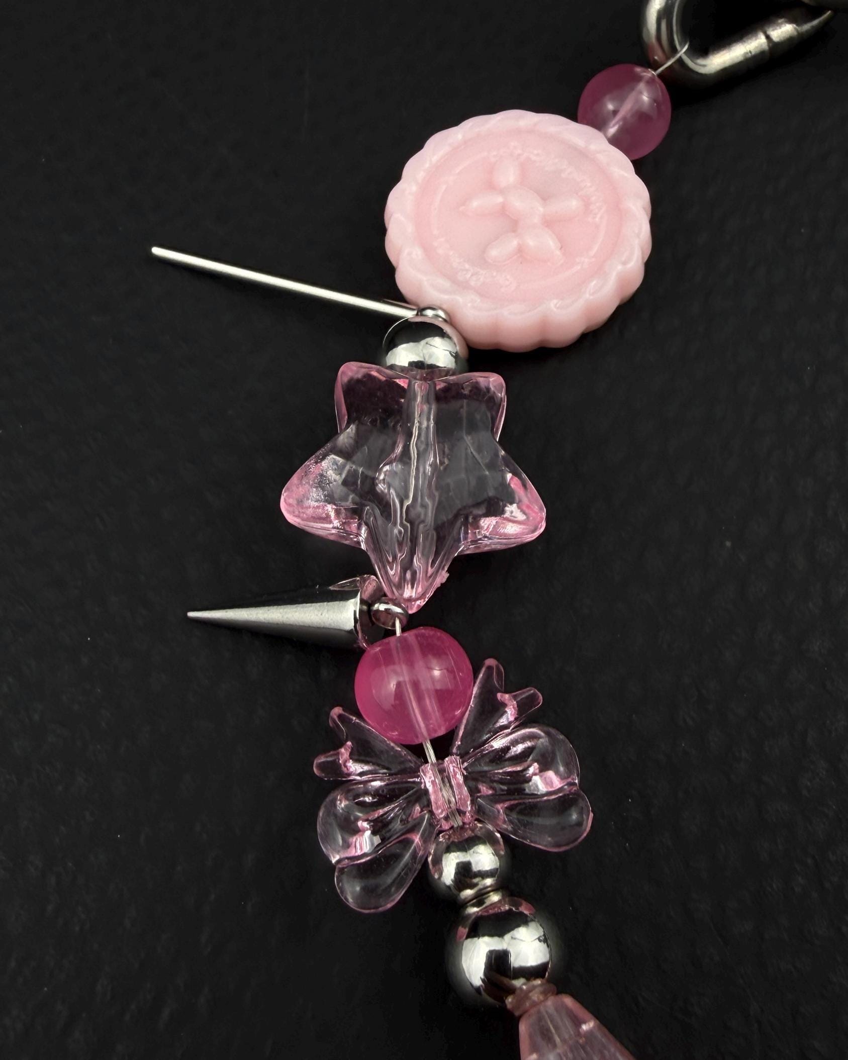 KAWAII | Handmade Stainless Steel Necklace | Industrial Rave Jewellery