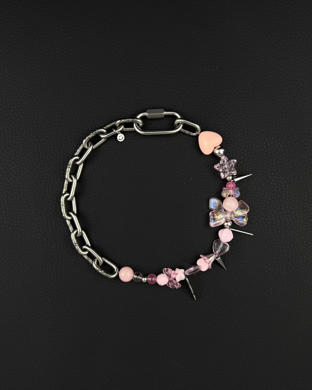 KAWAII | Handmade Stainless Steel Necklace | Industrial Rave Jewellery