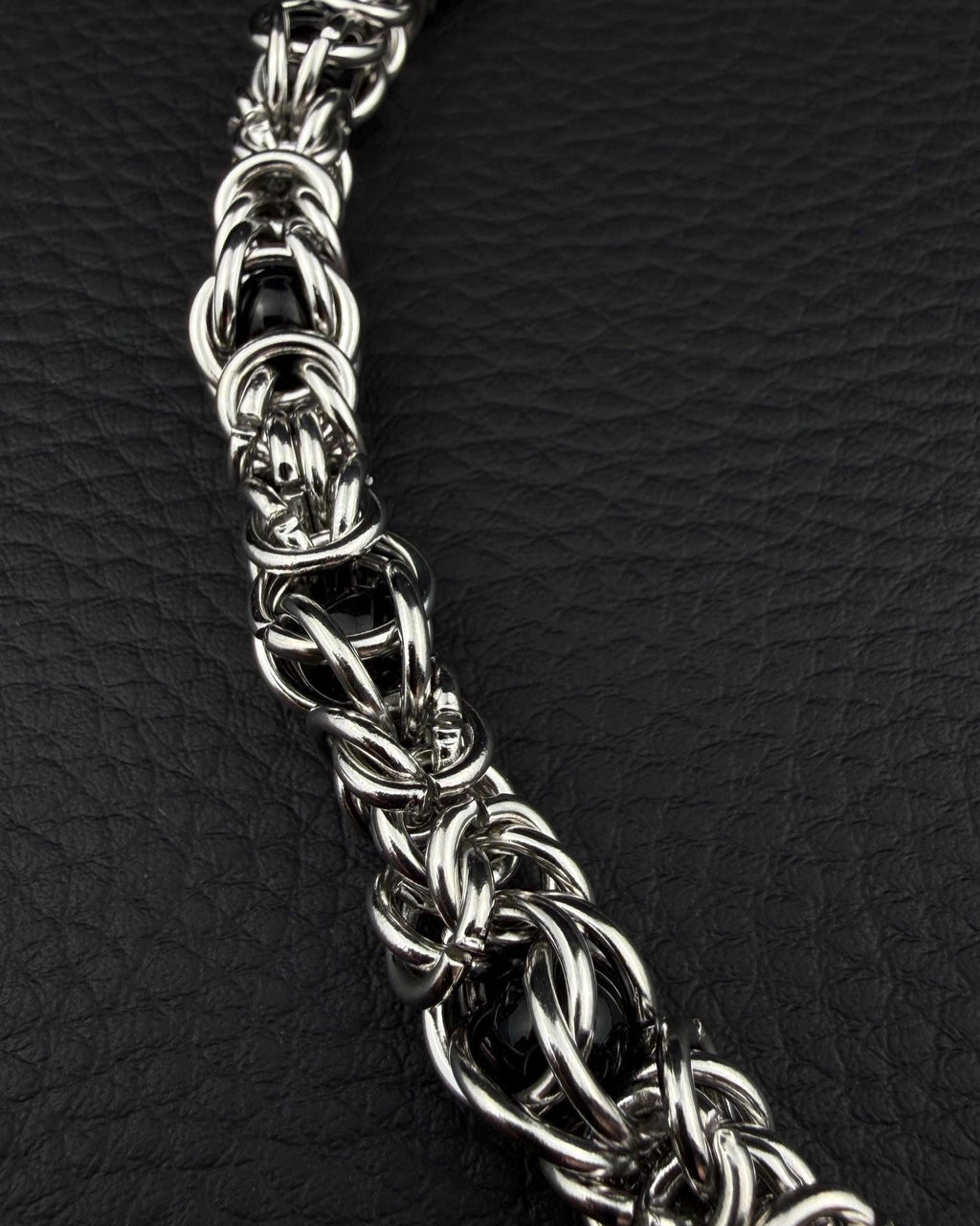 CHAINMAILLE II | Handmade Stainless Steel Necklace | Industrial Rave Jewellery