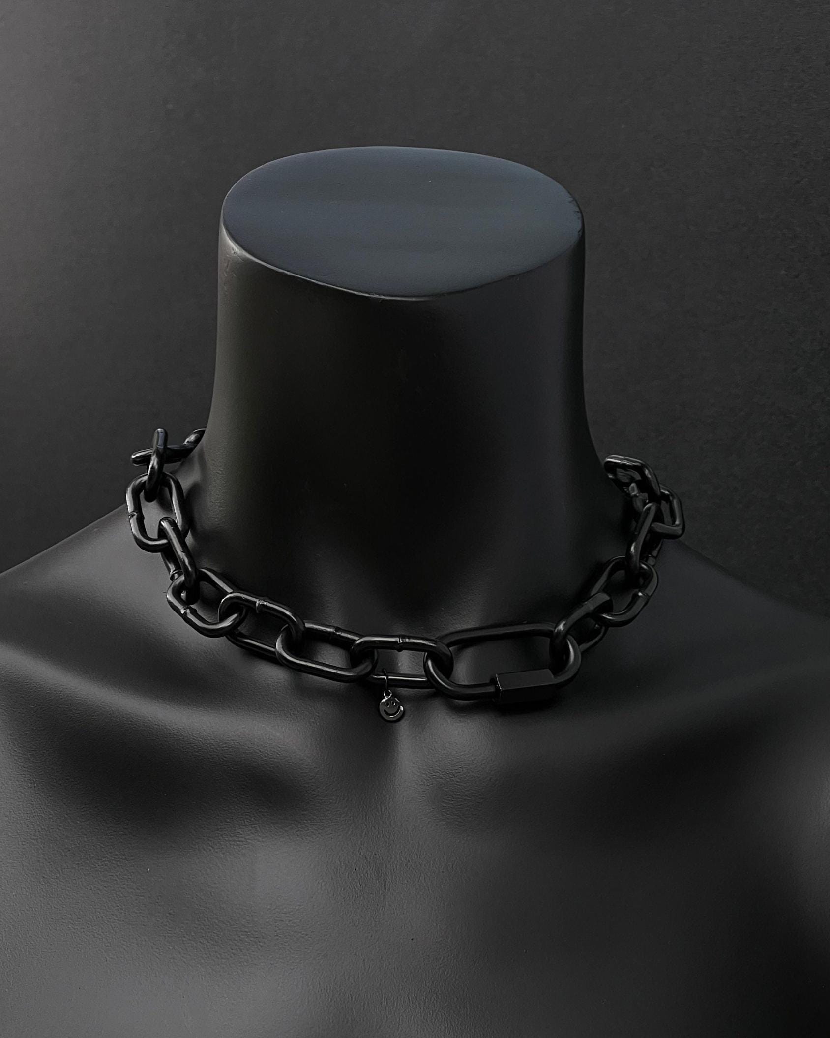 BLACKEST | Handmade Steel Necklace | Industrial Rave Jewellery