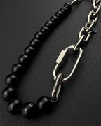 DARK MATTER | Handmade Stainless Steel Necklace | Industrial Rave Jewellery