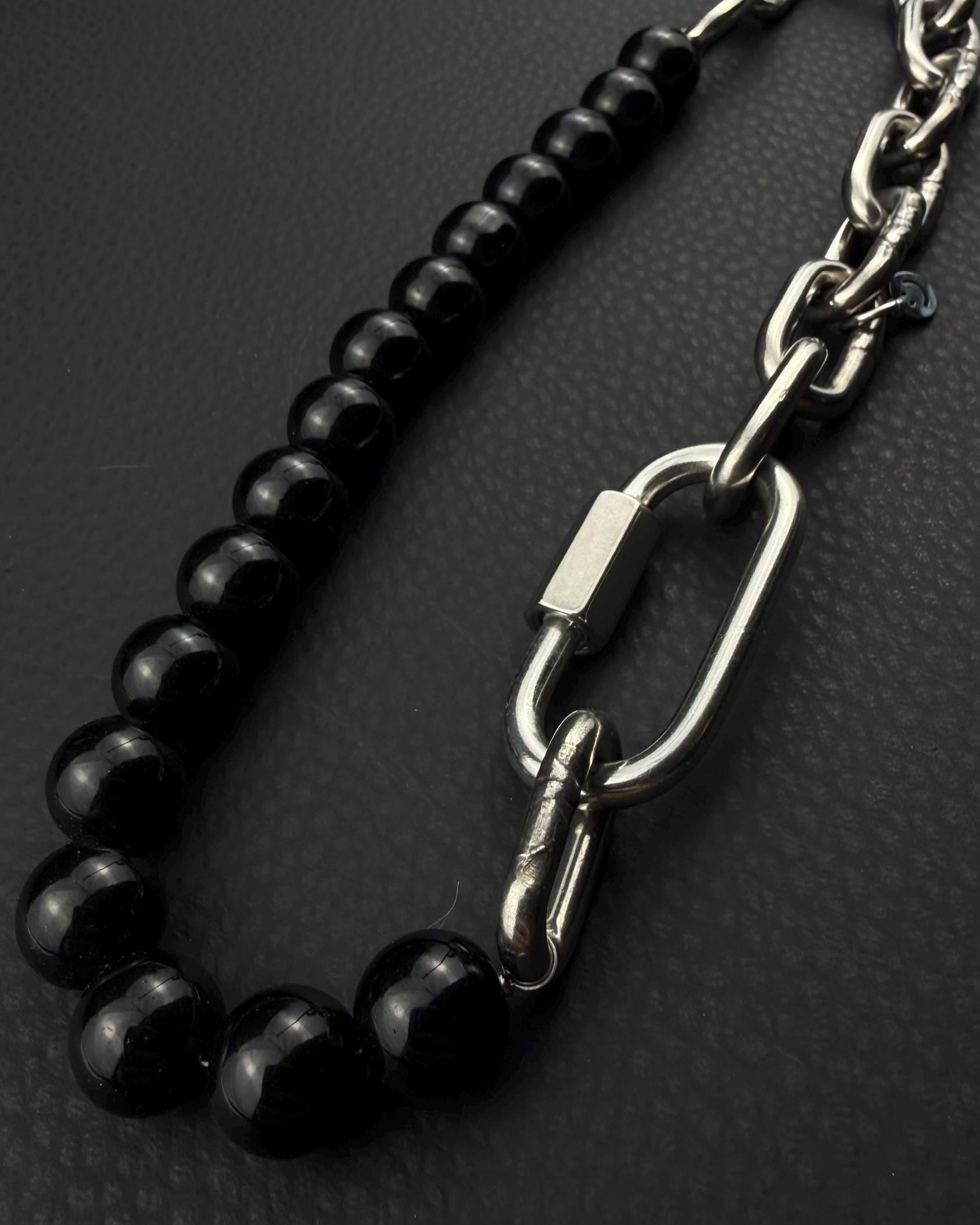 DARK MATTER | Handmade Stainless Steel Necklace | Industrial Rave Jewellery