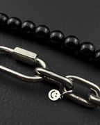 DARK MATTER | Handmade Stainless Steel Necklace | Industrial Rave Jewellery
