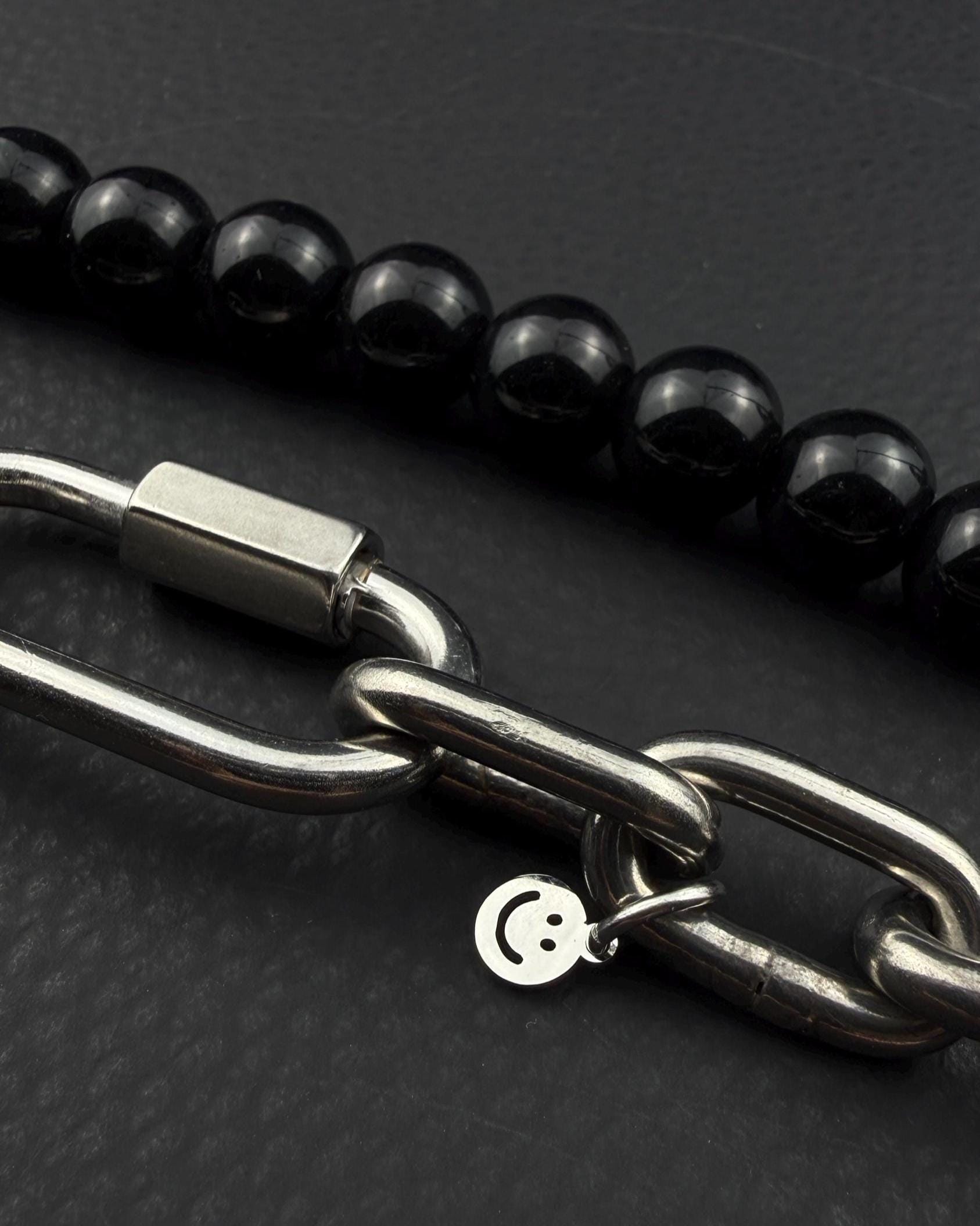 DARK MATTER | Handmade Stainless Steel Necklace | Industrial Rave Jewellery