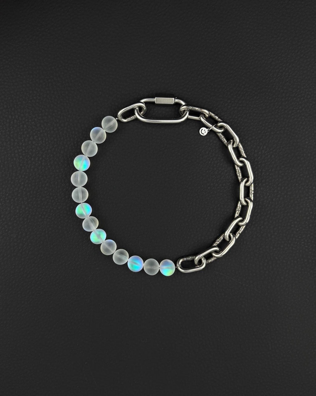 PRECIOUS (frosted) | Handmade Stainless Steel Necklace | Industrial Rave Jewellery