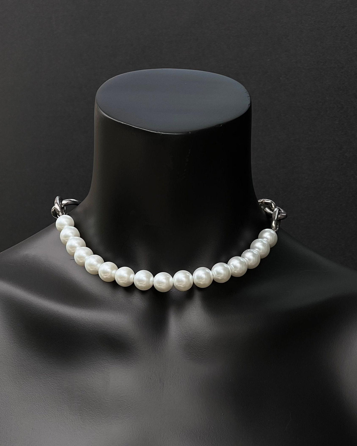 50/50 | Handmade Stainless Steel Necklace | Industrial Rave Jewellery