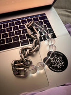 PLEASURE | Handmade Stainless Steel Necklace | Industrial Rave Jewellery