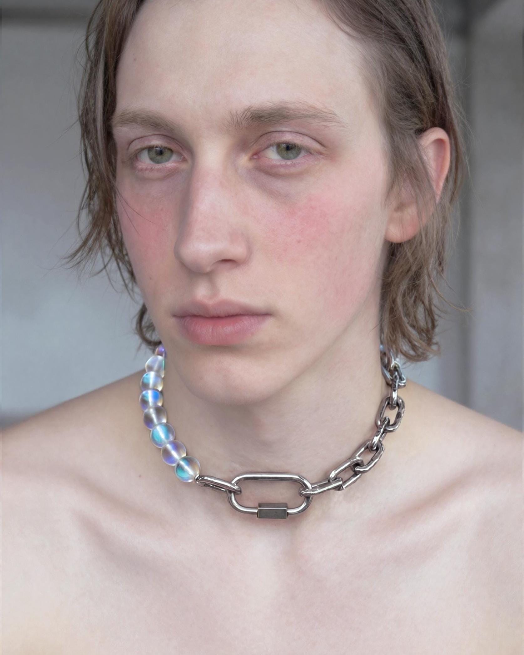 PRECIOUS | Handmade Stainless Steel Necklace | Industrial Rave Jewellery