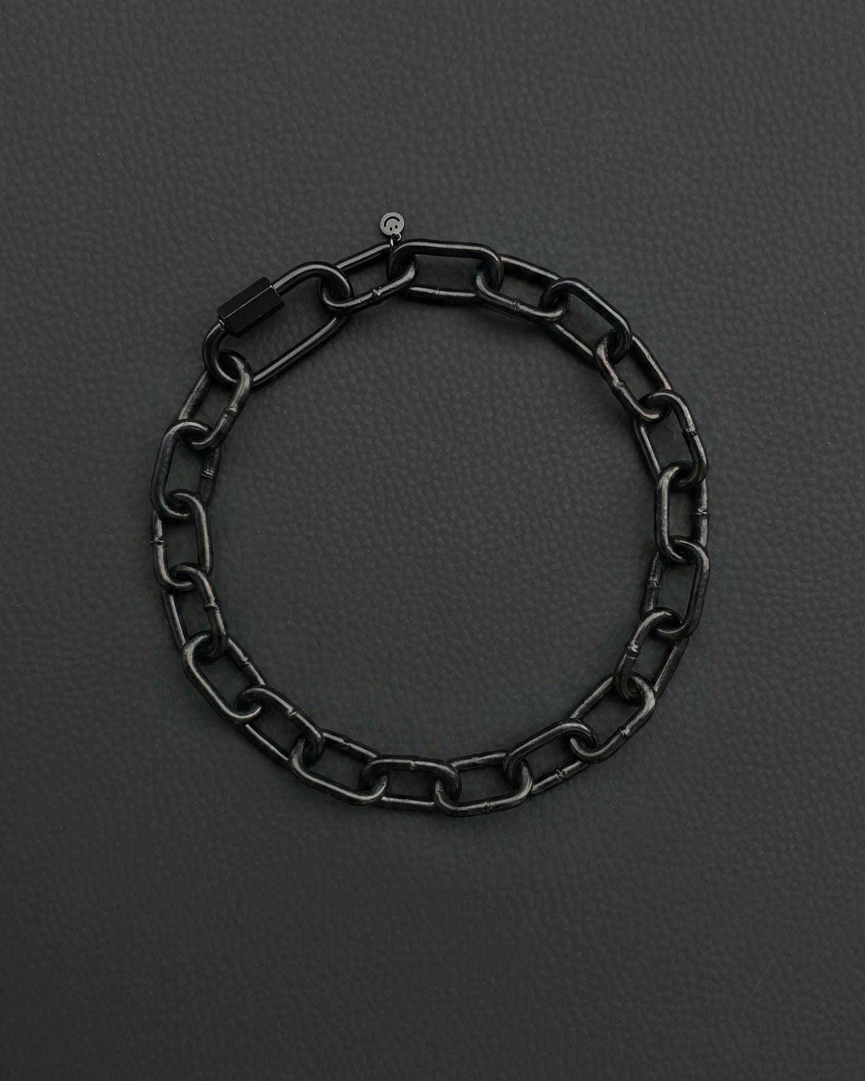 BLACKEST | Handmade Steel Necklace | Industrial Rave Jewellery