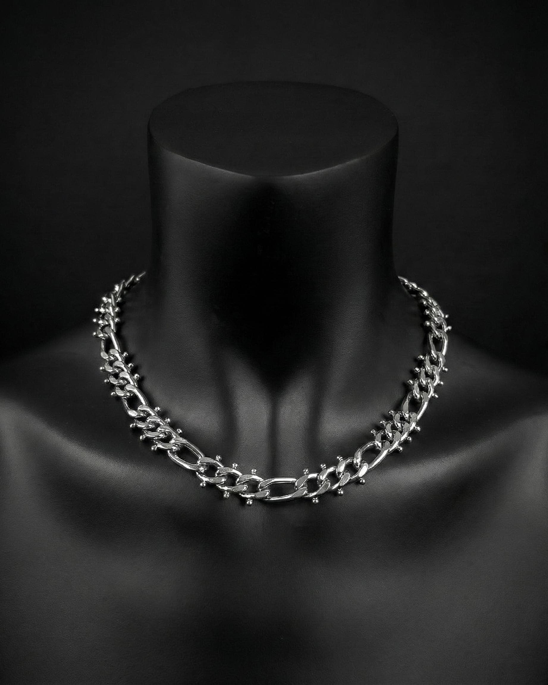 LITTLE BALLS | Handmade Stainless Steel Necklace | Industrial Rave Jewellery
