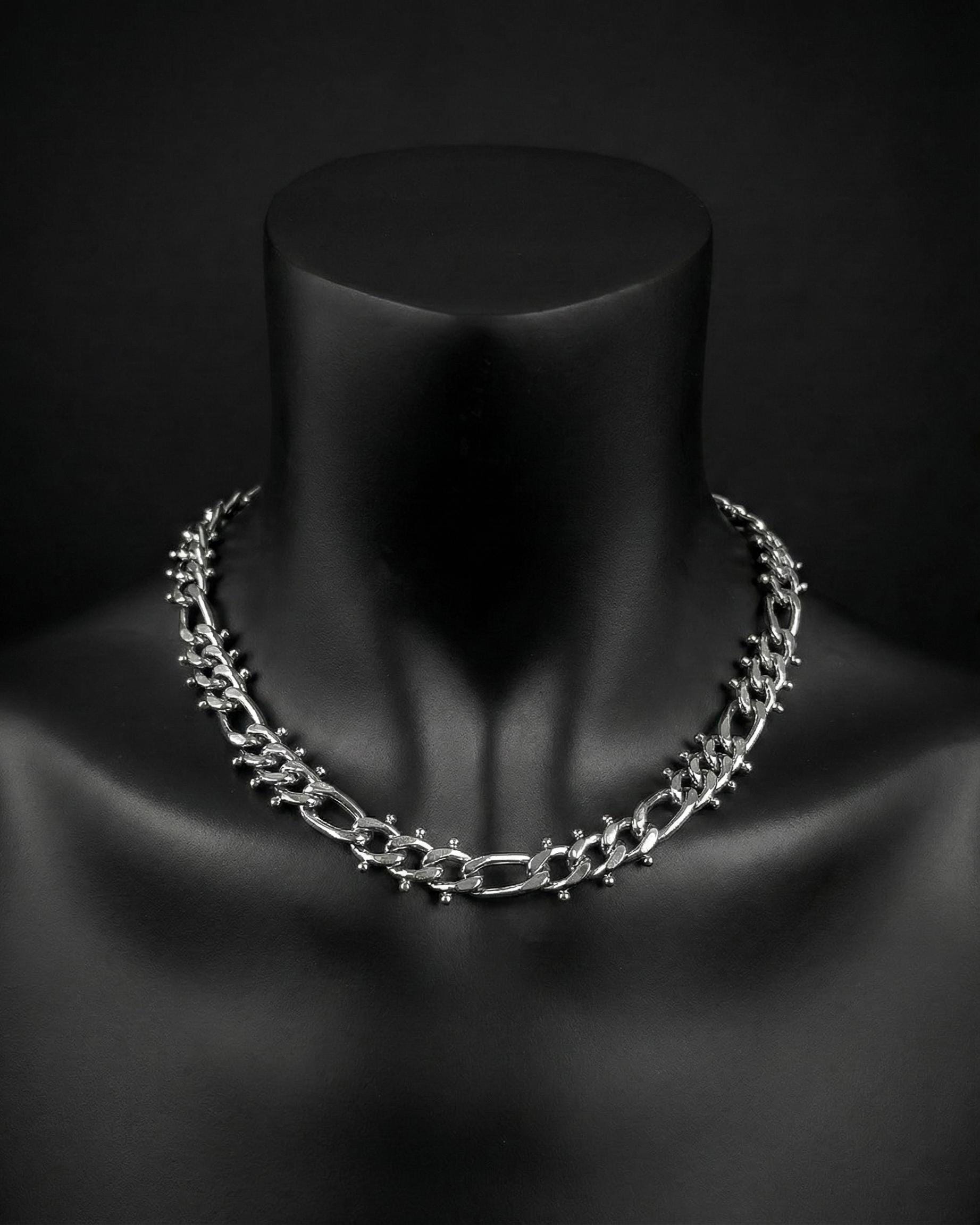 LITTLE BALLS | Handmade Stainless Steel Necklace | Industrial Rave Jewellery