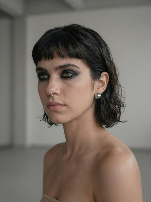 BIG BALLS | Stainless Steel Earrings | Industrial Rave Jewellery