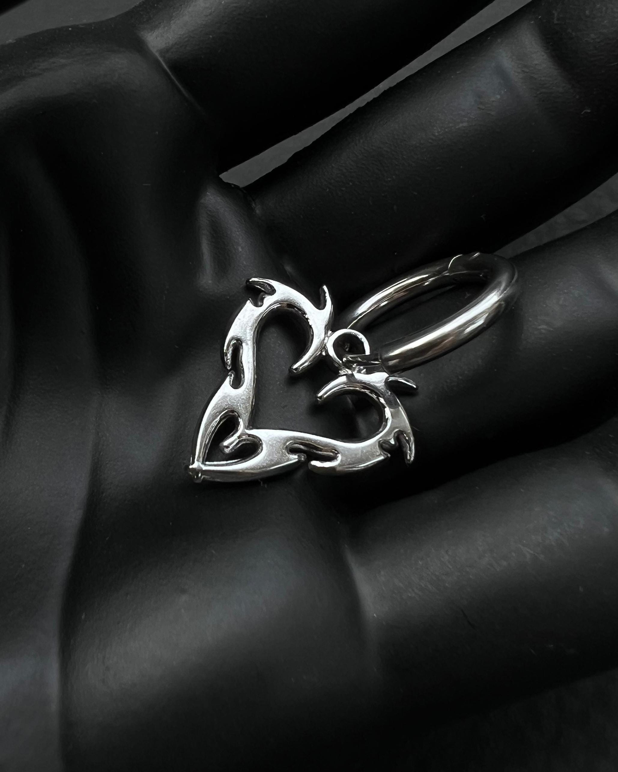 NEO TRIBAL | Handmade Stainless Steel Earring | Industrial Rave Jewellery