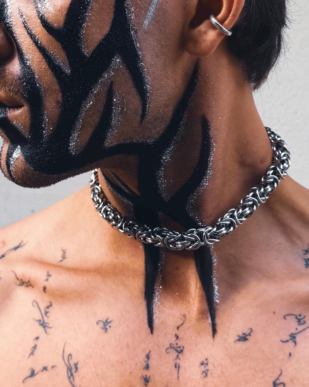 CHAINMAILLE | Handmade Stainless Steel Necklace | Industrial Rave Jewellery