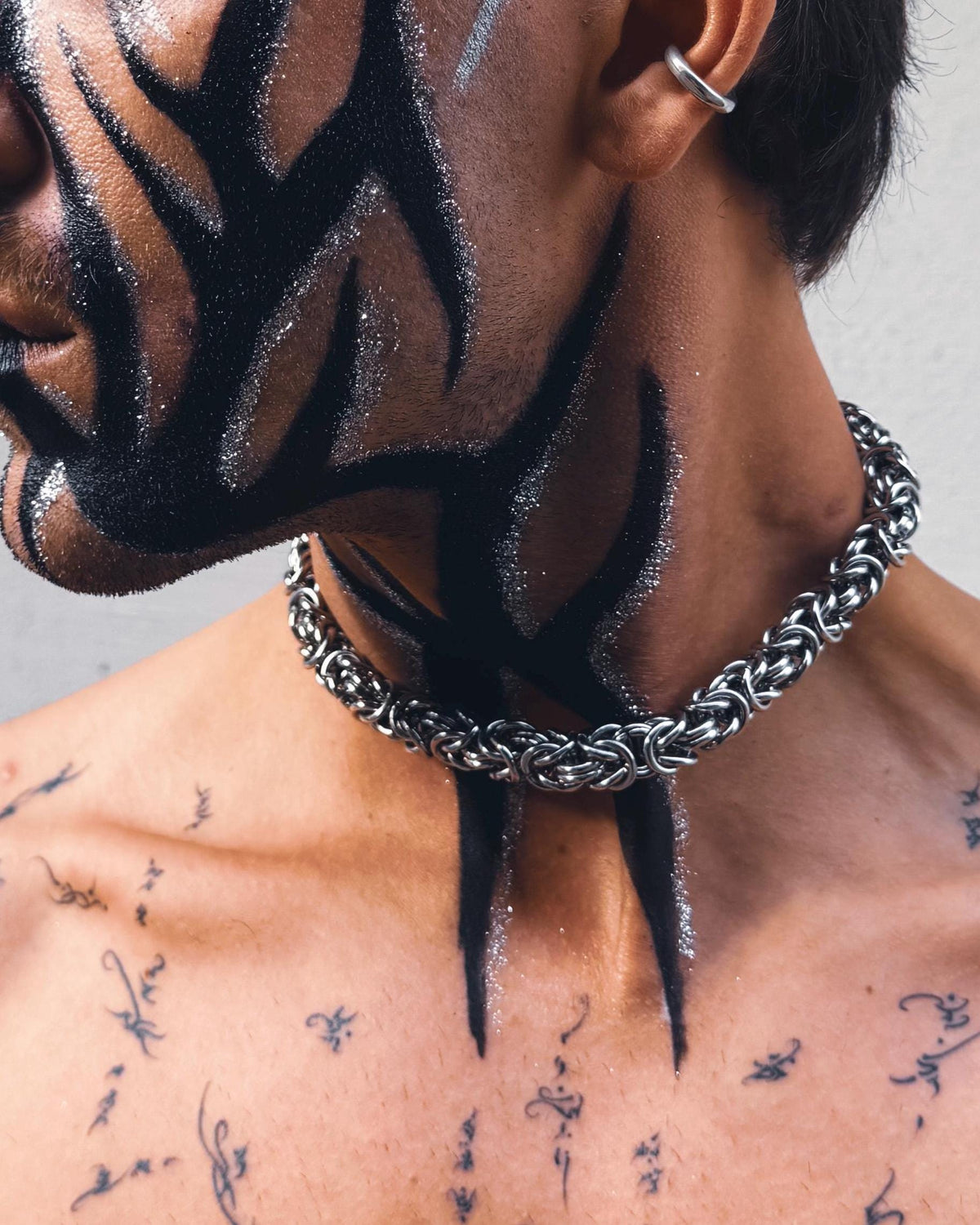 CHAINMAILLE | Handmade Stainless Steel Necklace | Industrial Rave Jewellery