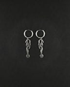 FLAME | Stainless Steel Earring | Industrial Rave Jewellery