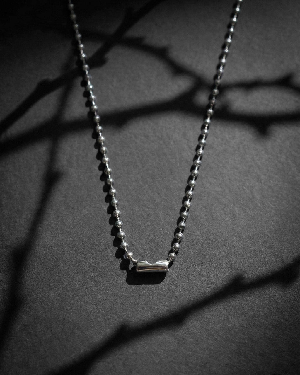 PEARLCORE I | Handmade Pearl and Stainless Steel Necklace | Industrial Rave Jewellery