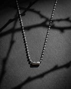 PEARLCORE I | Handmade Pearl and Stainless Steel Necklace | Industrial Rave Jewellery